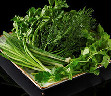 Ассорти из свежей зелени