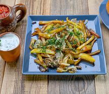 Картофель, жаренный с грибами