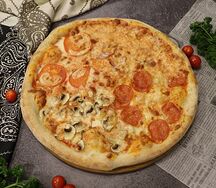 Пицца Четыре сезона красная