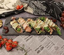 Пармская ветчина с грушей