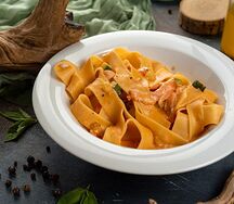 Феттуччине Сальмоне