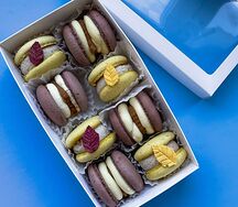 Набор макарон Печенье топлёное молоко, Овсянка-банан S