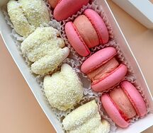 Сет макарон Земляничный улун, Рафаэлло S