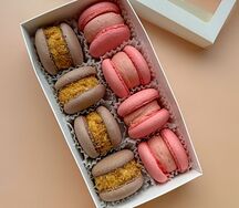 Сет макарон Медовик, Земляничный Улун, S