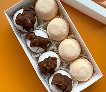 Моти Персиковый пломбир, Арахис-шоколад-хлопья S