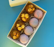 Моти Карамельный попкорн, Ежевичный космос S