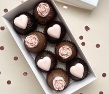 Набор картошки с шоколадным декором S