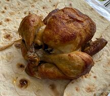 Курица гриль с лавашом