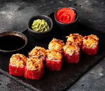 Ролл Креветка & Краб запеченный