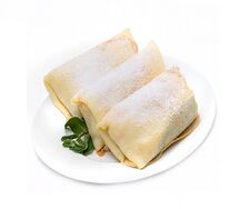 Блинчики с сыром и ветчиной