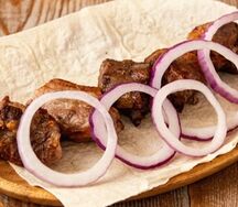 Шашлык из свиных ребрышек