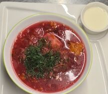 Борщ из говядины