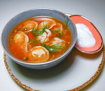 Пельмешки в бульоне