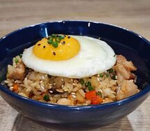 Тяхан с курицей