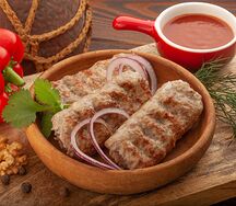 Люля-кебаб из свинины и говядины