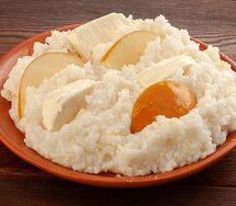 Мамалыга гоми с сырами сулугуни