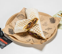 Донер вегетарианский с хумусом