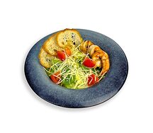 Салат Цезарь с креветками
