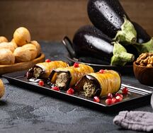 Баклажаны с орехами