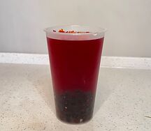 Ягодный Bubble tea