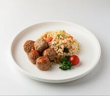 Фрикадельки с булгуром постные