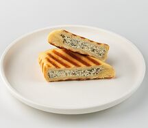 Лаваш с брынзой и зеленью