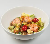 Салат Киноа с креветками