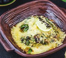 Запеченный морской гребешок