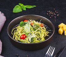 Лингвини с овощами