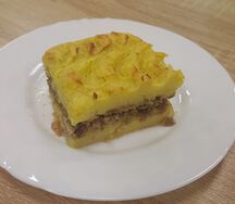 Запеканка картофельная с мясом курицы