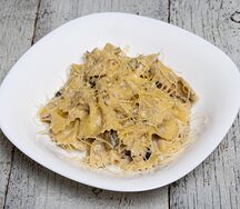Паста Альфредо с куриным филе