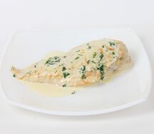 Куриная грудка в сливочно-горчичном соусе 