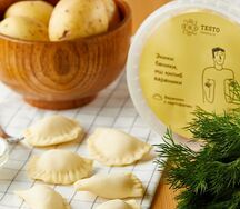 Вареники с картофелем и жареным луком