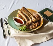 Барбекю из бараньей корейки