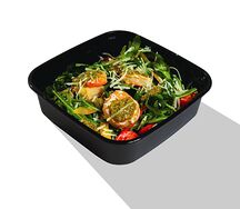 Салат с креветками