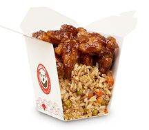 Fried rice, Orange chicken