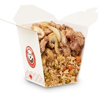 Fried rice, Mushroom chicken