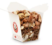 Chow mein soba, Mushroom chicken