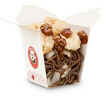 Chow mei soba, Honey walnut shrimp