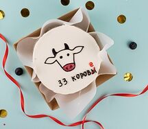 Бенто торт 33 коровы