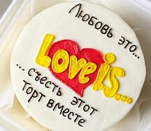 Бенто торт Лав ис