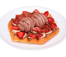 Нутелла с клубникой и бананом