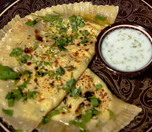 Кутаб с мясом