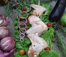 Шашлык кавказский из куриных крылышек