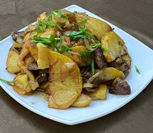 Картошка с мясом по-домашнему