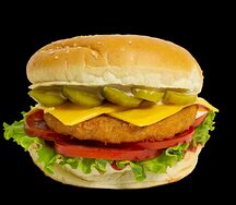 Chicken cheese burger