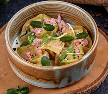 Каз пилмэне пельмени с мясом гуся