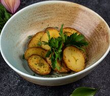 Картофель запечённый в печи с топлёным маслом