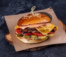 Каз-Бургер с рваным мясом