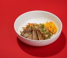 Рис с пекинской уткой